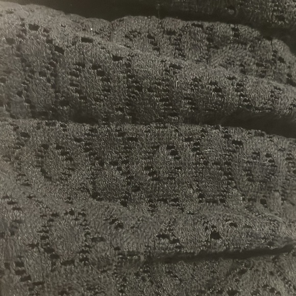 DeLiA’s Vintage Lace Sheer Black Mini Skirt Y2K Dark Emo Retro Punk Whimsigoth - Picture 3 of 5